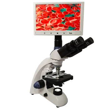 7-дюймовый китайский светодиодный видео биологический ЖК-микроскоп/микроскоп с ЖК-экраном