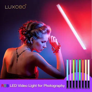 Светодиодный видеосигнал RGB полноцветный CRI95 USB Перезаряжаемый фотографический светильник для студийной съемки на открытом воздухе Видеозаписи