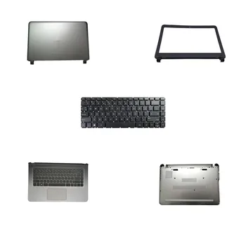 Клавиатура ноутбука Верхний регистр Верхняя задняя крышка ЖК-дисплея Нижняя крышка корпуса для HP 255 G5 Черный США
