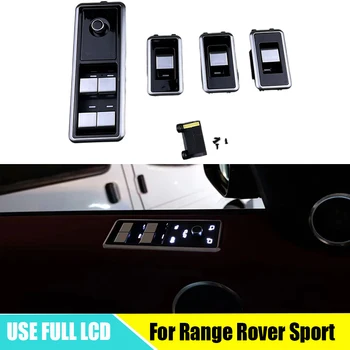Кнопка включения стеклоподъемника с ЖК-дисплеем Модифицированная кнопка открытия окна для Range Rover Sport L320 13-17 L494 14-17 Discovery 5 17-18