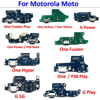 Для Moto G 5G/G Stylus/G Play/One Action Vision Hyper Fusion Plus Мощность USB Разъем для Зарядки Разъем Порта Док-станция Flex