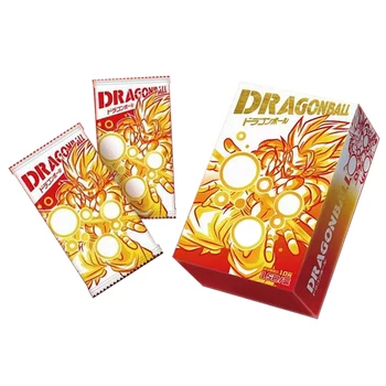 1 КОРОБКА Карточек Dragon Ball с персонажами аниме Sayaman Booster BOX Коллекция Ограничена Подсветкой Gold EX Streamer Drill Flash SSP Карты