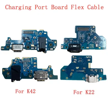 Оригинальный USB-разъем для зарядки, гибкий кабель для LG K22 K42 K52 K92, гибкий кабель для зарядки, запасные части