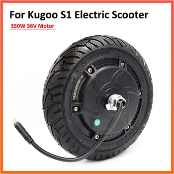 Двигатель Для электрического скутера Kugoo S1 S2 S3 350 Вт 36 В 8-дюймовое переднее колесо с твердой шиной, запасные части для вождения